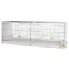 Cage D'élevage Pliable "Livigno" 120x40x40 Cm 2 Cage D'élevage Pliable "Livigno" 120x40x40 Cm -Vogelbenodigdheden Winkel cage d elevage pliable livigno 120x40x40 cm