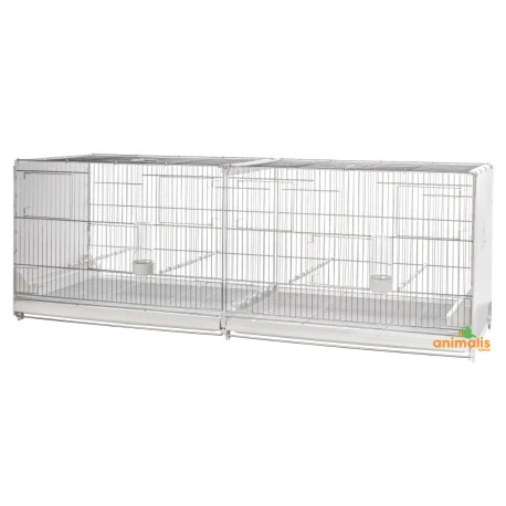 Cage D'élevage Pliable "Livigno" 120x40x40 Cm 3 Cage D'élevage Pliable "Livigno" 120x40x40 Cm