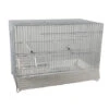 Cage Domus-Molinari 45cm Laquée En Blanc 1 Cage Domus-Molinari 45cm Laquée En Blanc -Vogelbenodigdheden Winkel cage domus molinari 45cm blanche