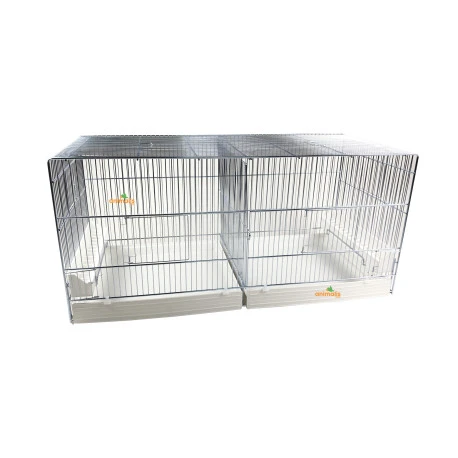 Cage Domus-Molinari 90cm Chromée 3 Cage Domus-Molinari 90cm Chromée