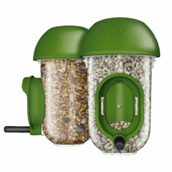 Mangeoire Lona "Voersilo D1 Duo" - Vert