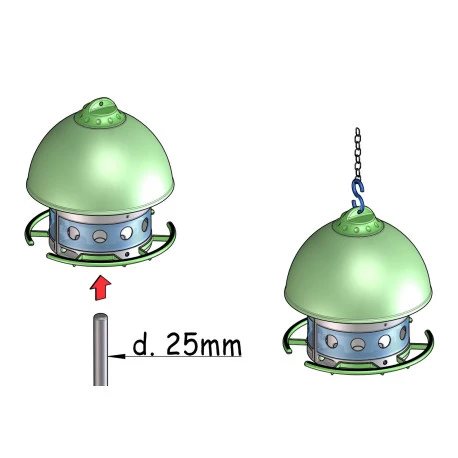 Mangeoire "Space Garden" 5 Mangeoire "Space Garden" - Afbeelding 3