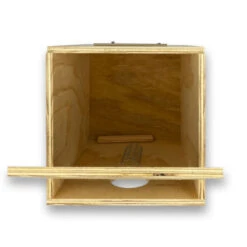 Nichoir Vertical Pour Grandes Perruches 22x22x30 Cm -Vogelbenodigdheden Winkel nichoir vertical pour grandes perruches 22x22x30 cm 2